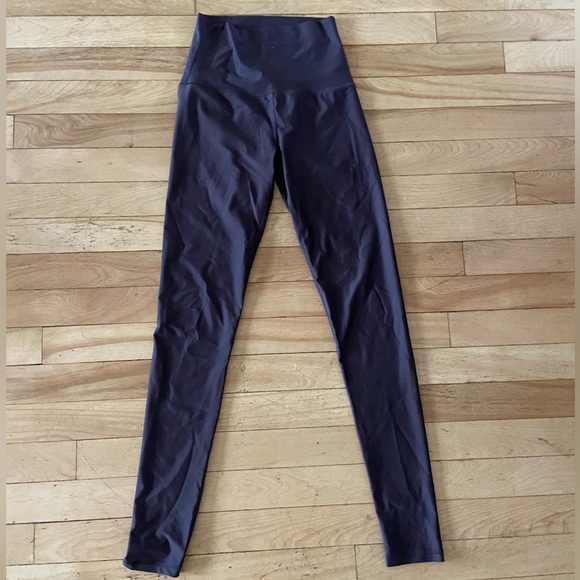 aerie Other - Aerie offline shiny dark blue high waisted leggings.